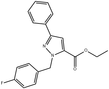 ETHYL 1-(4-FLUOROBENZYL)-3-PHENYL-1H-PYRAZOLE-5-CARBOXYLATE