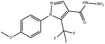 1-(4-Methoxy-phenyl)-5-trifluoromethyl-1H-pyrazole-4-carboxylicacidhydrazide