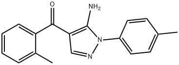 (5-AMINO-1-P-TOLYL-1H-PYRAZOL-4-YL)(O-TOLYL)METHANONE Structural