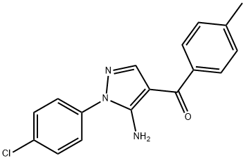 (5-AMINO-1-(4-CHLOROPHENYL)-1H-PYRAZOL-4-YL)(P-TOLYL)METHANONE