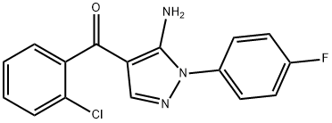 (5-AMINO-1-(4-FLUOROPHENYL)-1H-PYRAZOL-4-YL)(2-CHLOROPHENYL)METHANONE