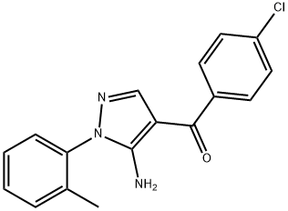 (5-AMINO-1-O-TOLYL-1H-PYRAZOL-4-YL)(4-CHLOROPHENYL)METHANONE