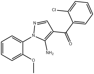 (5-AMINO-1-(2-METHOXYPHENYL)-1H-PYRAZOL-4-YL)(2-CHLOROPHENYL)METHANONE