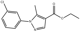 ETHYL 1-(3-CHLOROPHENYL)-5-METHYL-1H-PYRAZOLE-4-CARBOXYLATE Structural