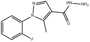 1-(2-FLUOROPHENYL)-5-METHYL-1H-PYRAZOLE-4-CARBOHYDRAZIDE