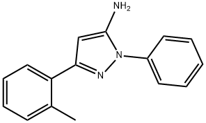 1-Phenyl-3-o-tolyl-1H-pyrazol-5-ylamine Structural