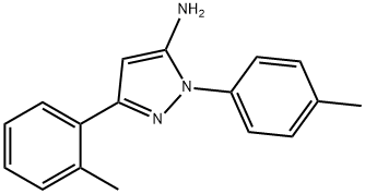 3-(2-METHYLPHENYL)-1-(4-METHYLPHENYL)-1H-PYRAZOL-5-AMINE Structural