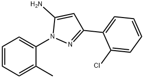 3-(2-CHLOROPHENYL)-1-O-TOLYL-1H-PYRAZOL-5-AMINE