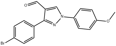 3-(4-BROMOPHENYL)-1-(4-METHOXYPHENYL)-1H-PYRAZOLE-4-CARBALDEHYDE