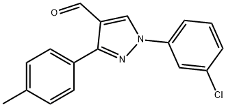 1-(3-CHLOROPHENYL)-3-P-TOLYL-1H-PYRAZOLE-4-CARBALDEHYDE