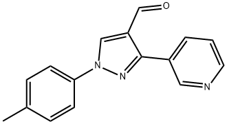 3-(PYRIDIN-3-YL)-1-P-TOLYL-1H-PYRAZOLE-4-CARBALDEHYDE