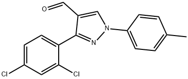 3-(2,4-DICHLOROPHENYL)-1-P-TOLYL-1H-PYRAZOLE-4-CARBALDEHYDE