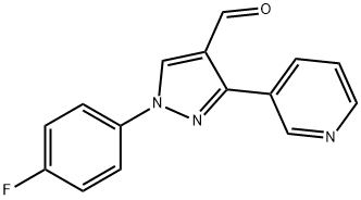 1-(4-FLUOROPHENYL)-3-(PYRIDIN-3-YL)-1H-PYRAZOLE-4-CARBALDEHYDE