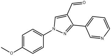 1-(4-METHOXYPHENYL)-3-(PYRIDIN-3-YL)-1H-PYRAZOLE-4-CARBALDEHYDE