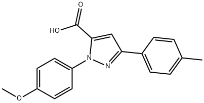 1-(4-METHOXYPHENYL)-3-P-TOLYL-1H-PYRAZOLE-5-CARBOXYLIC ACID Structural