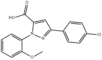 3-(4-CHLOROPHENYL)-1-(2-METHOXYPHENYL)-1H-PYRAZOLE-5-CARBOXYLIC ACID