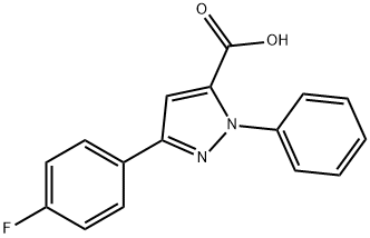 3-(4-FLUOROPHENYL)-1-PHENYL-1H-PYRAZOLE-5-CARBOXYLIC ACID