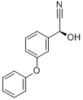 (S)-3-PHENOXYBENZALDEHYDE CYANOHYDRIN Structural Picture