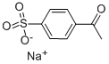 4-ACETYLBENZENESULFONIC ACID SODIUM SALT Structural