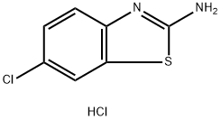 2-AMINO-6-CHLOROBENZOTHIAZOLE HYDROCHLORIDE Structural