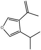 Furan, 3-(1-methylethenyl)-4-(1-methylethyl)- (9CI) Structural