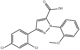 3-(2,4-DICHLOROPHENYL)-1-(2-METHOXYPHENYL)-1H-PYRAZOLE-5-CARBOXYLIC ACID