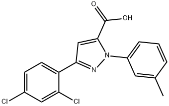 3-(2,4-DICHLOROPHENYL)-1-M-TOLYL-1H-PYRAZOLE-5-CARBOXYLIC ACID