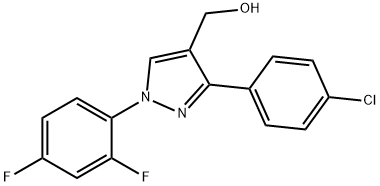 (3-(4-CHLOROPHENYL)-1-(2,4-DIFLUOROPHENYL)-1H-PYRAZOL-4-YL)METHANOL