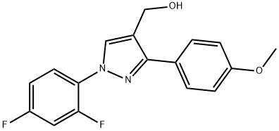 (1-(2,4-DIFLUOROPHENYL)-3-(4-METHOXYPHENYL)-1H-PYRAZOL-4-YL)METHANOL