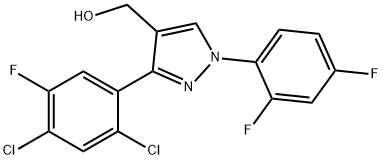 (3-(2,4-DICHLORO-5-FLUOROPHENYL)-1-(2,4-DIFLUOROPHENYL)-1H-PYRAZOL-4-YL)METHANOL