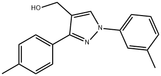 (1-M-TOLYL-3-P-TOLYL-1H-PYRAZOL-4-YL)METHANOL Structural