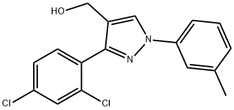 (3-(2,4-DICHLOROPHENYL)-1-M-TOLYL-1H-PYRAZOL-4-YL)METHANOL Structural