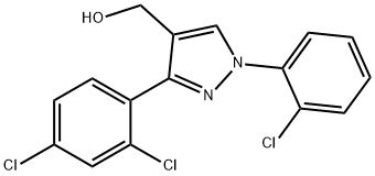 (3-(2,4-DICHLOROPHENYL)-1-(2-CHLOROPHENYL)-1H-PYRAZOL-4-YL)METHANOL