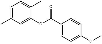 2,5-dimethylphenyl 4-methoxybenzoate Structural