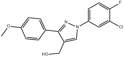 (1-(3-CHLORO-4-FLUOROPHENYL)-3-(4-METHOXYPHENYL)-1H-PYRAZOL-4-YL)METHANOL