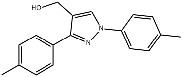 (1,3-DIP-TOLYL-1H-PYRAZOL-4-YL)METHANOL Structural