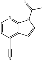 1-ACETYL-4-CYANO-7-AZAINDOLE Structural