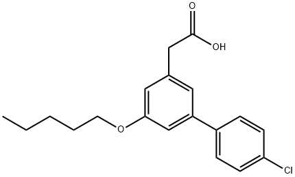 4'-Chloro-5-pentoxy-3-biphenylacetic acid