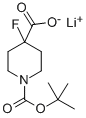 4-FLUORO-1,4-PIPERIDINEDICHARBOXYLIC ACID,1(1,1-DIMETHYLETHYL)ESTER, LITHIUM SALT