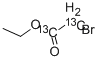 Ethyl BroMoacetate-1,2-13C2 Structural