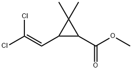 METHYL 3-(2,2-DICHLOROVINYL)-2,2-DIMETHYL-(1-CYCLOPROPANE)CARBOXYLATE Structural