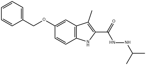 1-(2-(3-methyl-5-benzyloxyindolyl)carbonyl)-2-isopropyl hydrazide