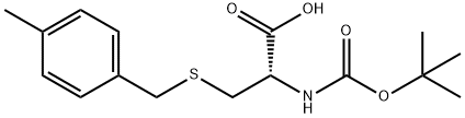 BOC-D-CYS(MBZL)-OH Structural