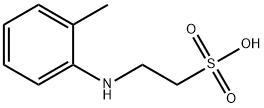 N-(2-methylphenyl)taurine Structural