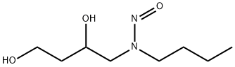 N-BUTYL-N-(2,4-DIHYDROXYBUTYL)NITROSAMINE Structural