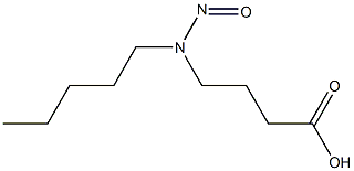 N-AMYL-N-(3-CARBOXYPROPYL)NITROSAMINE Structural