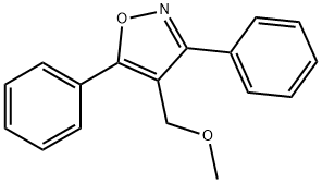 Isoxazole, 4-(methoxymethyl)-3,5-diphenyl- (7CI,9CI) Structural