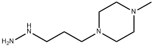 Piperazine, 1-(3-hydrazinopropyl)-4-methyl- (9CI) Structural