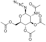 2-ACETAMIDO-3,4,6-TRI-O-ACETYL-2-DEOXY-BETA-D-GLUCOPYRANOSYL AZIDE Structural