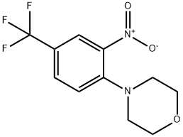 N-[2-NITRO-4-(TRIFLUOROMETHYL)PHENYL]MORPHOLINE Structural